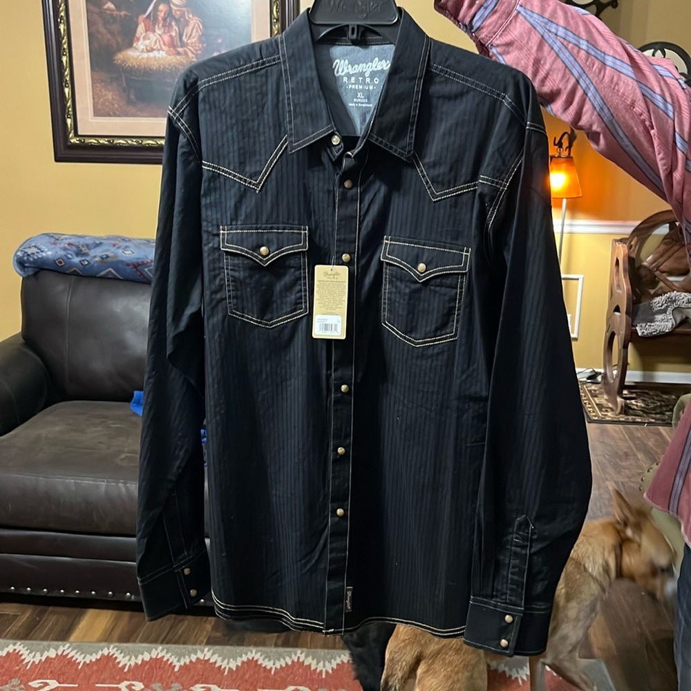 Wrangler retro button up